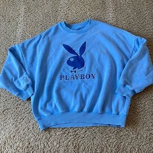 Light Blue Playboy Sweatshirt